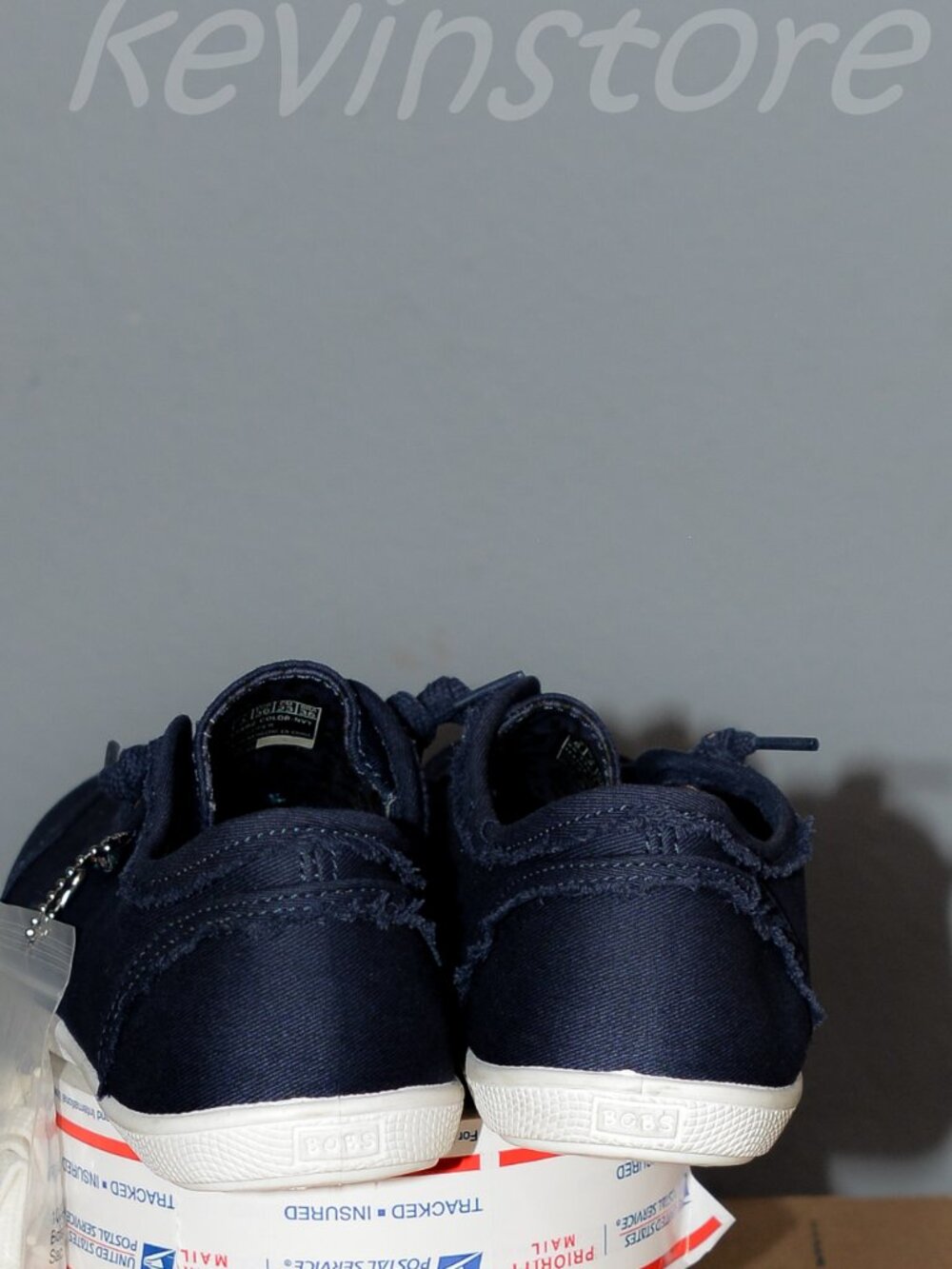 Skechers Women's BOBS B Cute Sneaker Navy - Picture 4 of 5